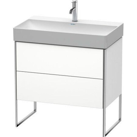 Duravit Xsquare Floor Standing Vanity Unit White High Gloss XS444308585